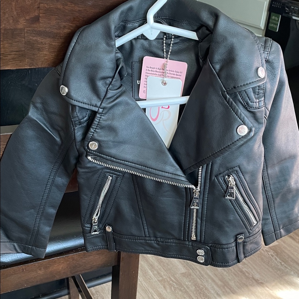 Urban Republic Black Kids Biker Jacket